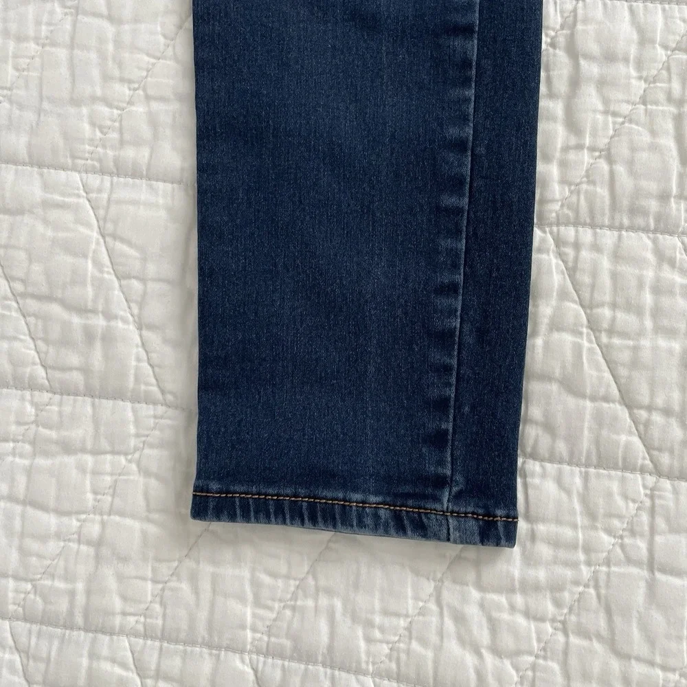 Refuge Girls Skinny Jeans Size 6 Blue Dark Wash Stretch Denim Slim Fit 26